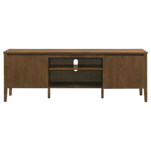 Thori 63-inch 2-door TV Stand Media Console Dark Brown