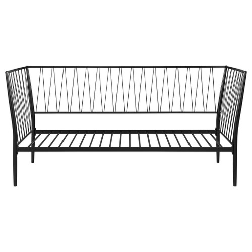 Richland Metal Twin Daybed Bed Frame Matte Black