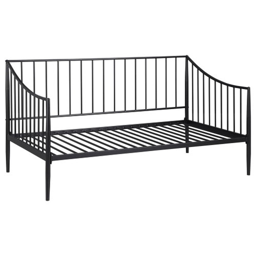Newbury Metal Twin Daybed Bed Frame Matte Black