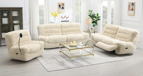 Ferland Ultra-Plush Faux-Fur Living Room Set