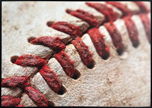 Diamond Stitching Canvas In Frame - Black / Red