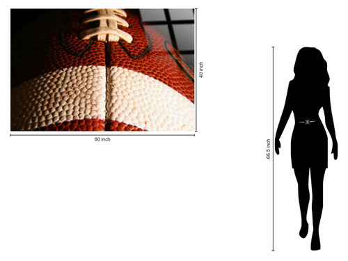 Gridiron Detail Tempered Glass - Red / White