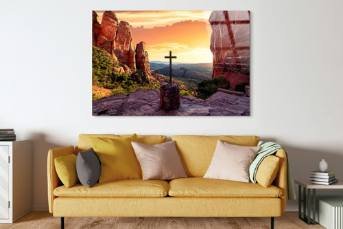 Canyon Devotion Tempered Glass With Foil - Red / Orange