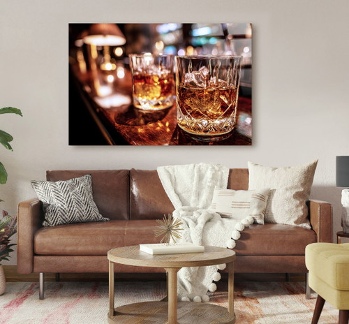 Amber Nightcap Tempered Glass With Foil - Amber / Brown