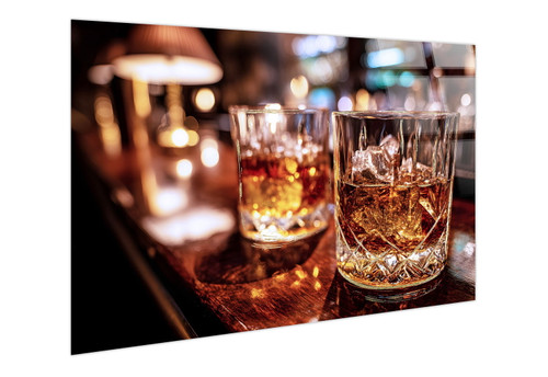 Amber Nightcap Tempered Glass With Foil - Amber / Brown