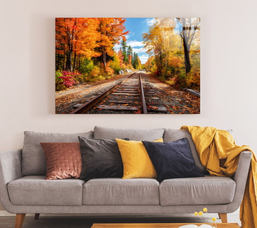 Autumn Passage Tempered Glass - Orange / Gold