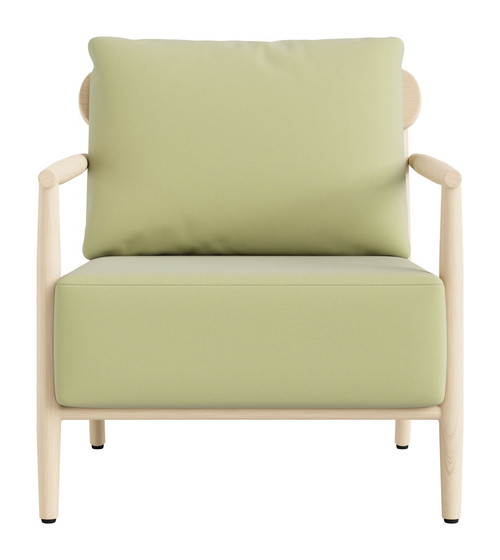 Sora - Armchair - Green / Brown