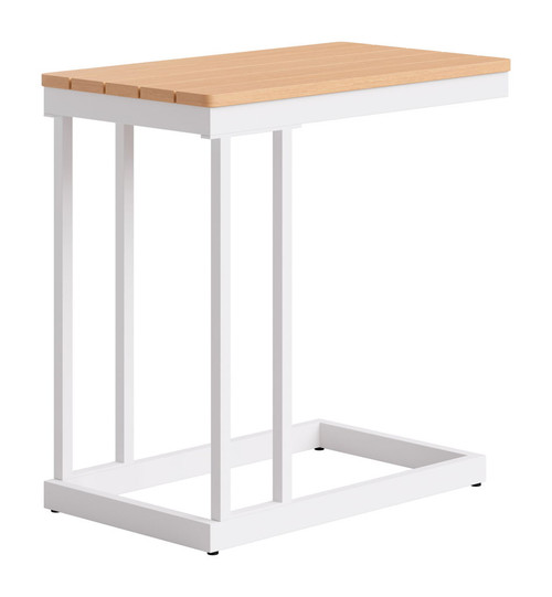 Tamaru - Side Table - Natural / White