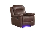 Isabel Leather Gel Reclining Set