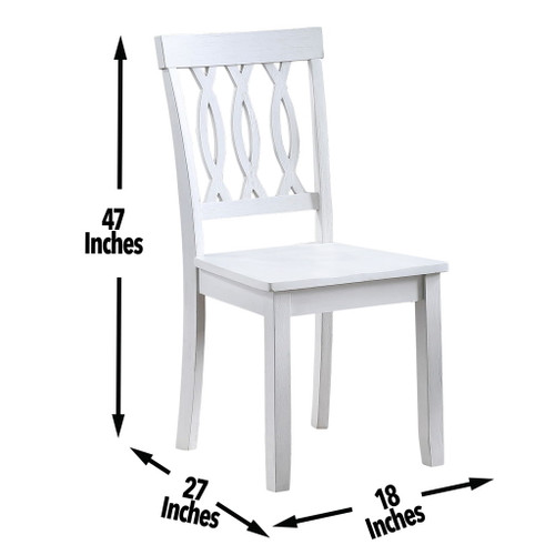 Naples - Side Chair - White