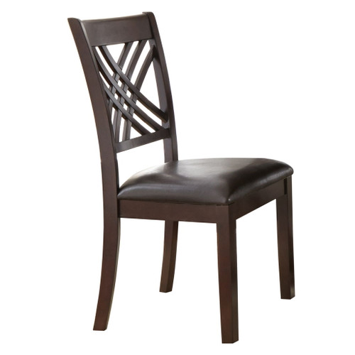 Adrian - Side Chair - Dark Brown