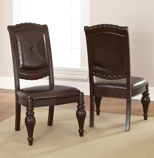 Antoinette - Side Chair - Dark Brown