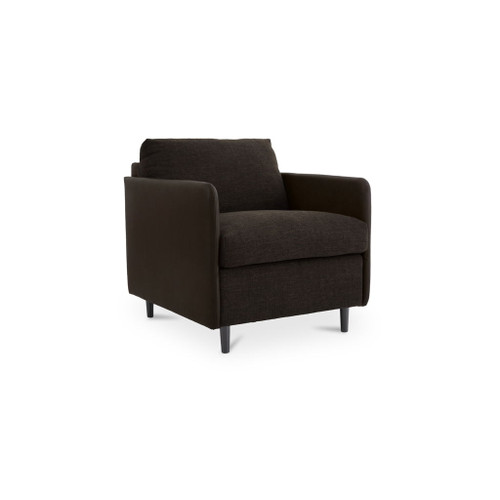 Teller - Accent Chair - Warm Black