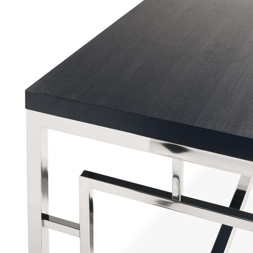 Ezra - 24" End Table - Chrome