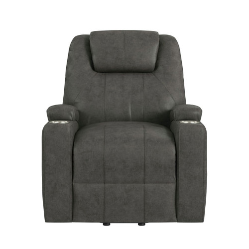 Kenmore - P1 Lift Chair With Heat Massage - Simba Dark Gray