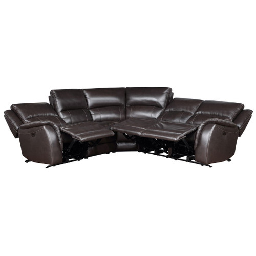 Alexandria - Leather Power Sectional
