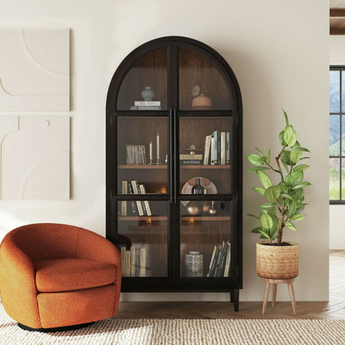 Santiago - Bookcase - Espresso Black
