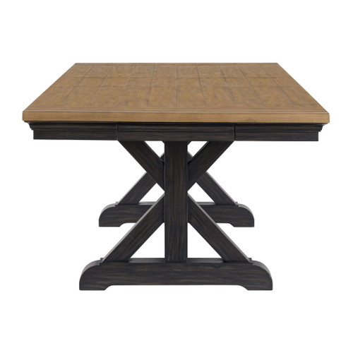 Montrose - Dining Table With 20" Leaf - Espresso And Brown