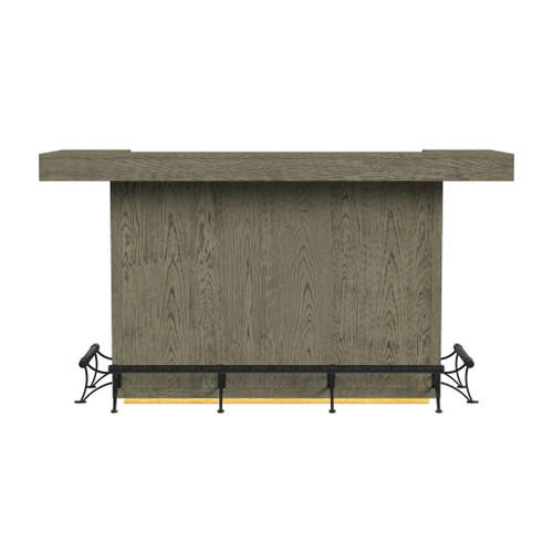 Jemma - Bar Table With Light - Gray And Dark Espresso