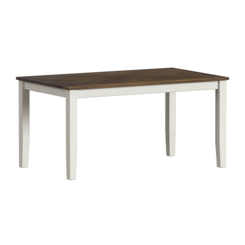 Brooks - 6 Piece Dining Set With Table, 4 Wood Back And Upholstered Seat Chairs, And Bench