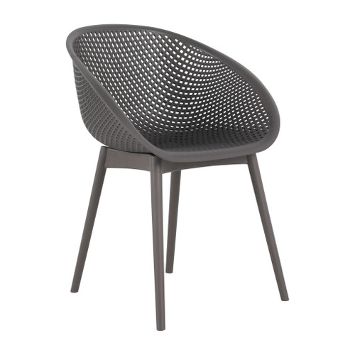 Modern Lounge Chair Set With Round Table