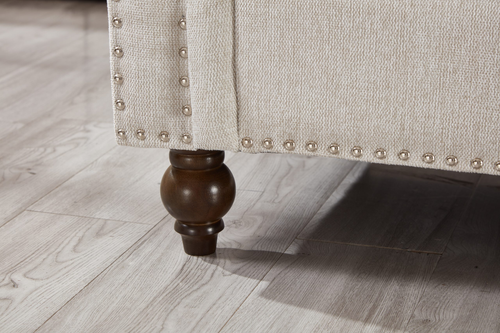 Blake Beige Chesterfield Sectional Sofa