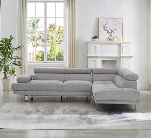 Milton Modern 107" Linen Sectional