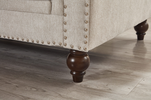 Thomas Beige Chesterfield Sofa