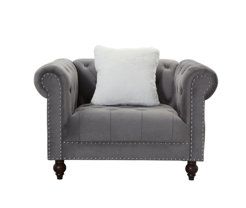 Brooke Velvet Chesterfield Chair KF10001 by Xin Mark