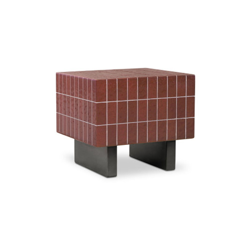 Farren - Outdoor Side Table - Brown