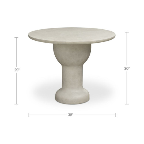 Magnolia - Outdoor Cafe Table - Cream