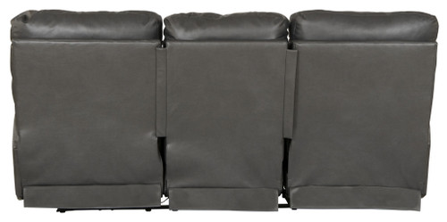 Angelo - Power Reclining Sofa - Gunmetal