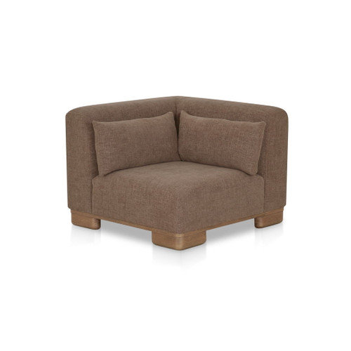 June - Corner Chair - Dark Brown