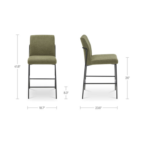 Danny - Counter Stool - Green