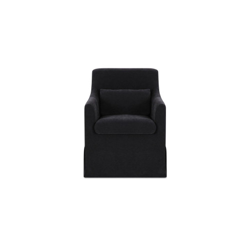 Lydia - Slipcover Dining Chair - Black