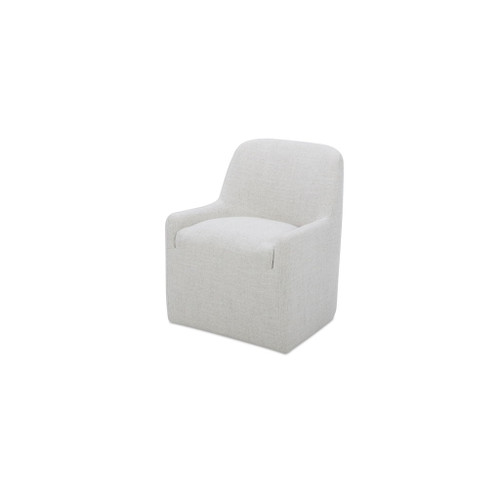 Maisie - Rolling Dining Chair - Flecked Oat / Beige