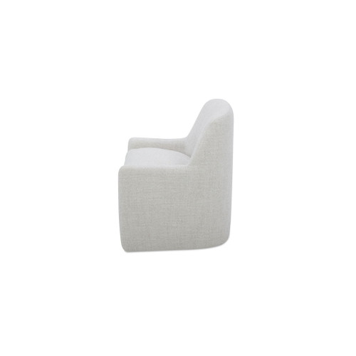 Maisie - Rolling Dining Chair - Flecked Oat / Beige