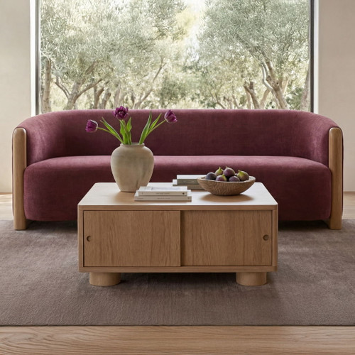 Hobbs - Storage Coffee Table - Natural
