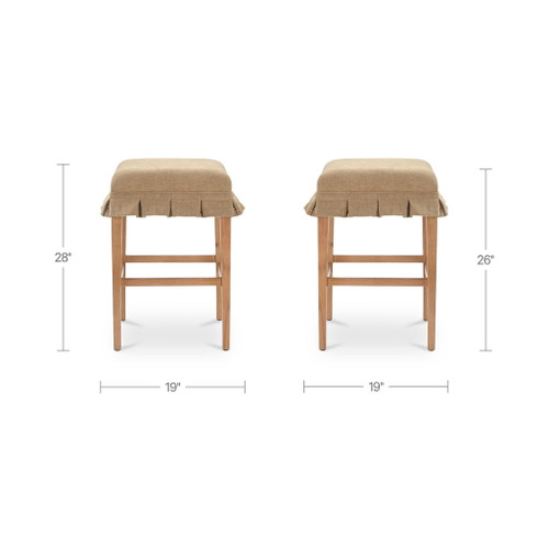 Anna - Counter Stool - Light Brown