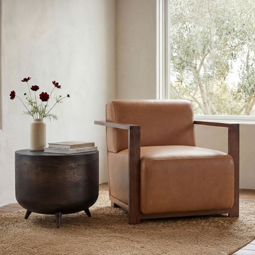 Barnes - Accent Chair - Tan / Brown