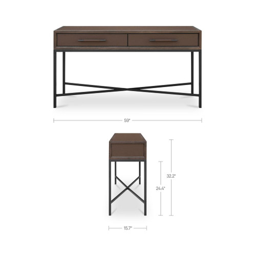 Mako - Console Table - Brown