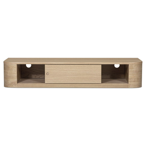 Round - Off Floating Console Table - Natural