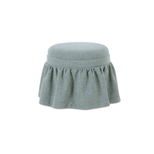 Heidi - Storage Ottoman - Light Blue