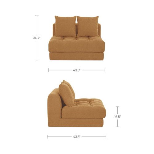 Davie - Slipper Chair - Golden Yellow