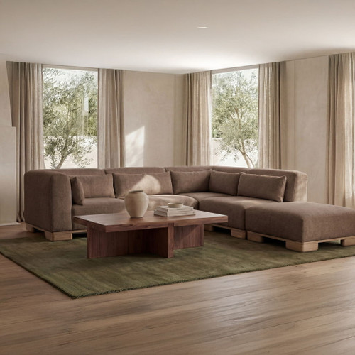 June - Dream Modular Sectional - Dark Brown