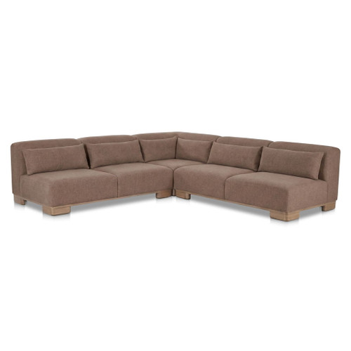 June - Corner Modular Sectional - Dark Brown