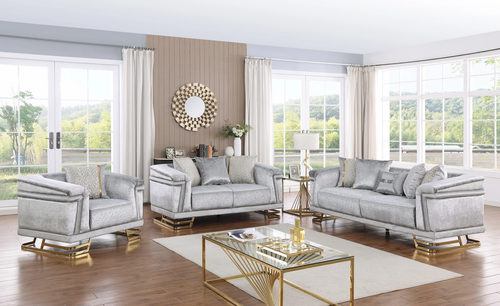 Amalfi Living Room Set in Fabric