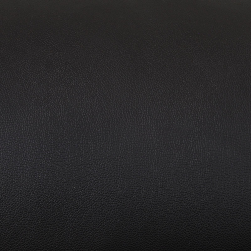 Black Semi Faux Leather Reclining Sectional