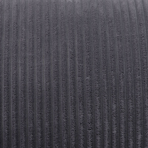 Dark Gray Corduroy Living Room Sectional