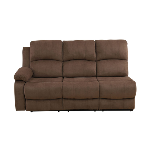 Brown Pineapple Fabric Living Room Sectional
